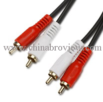 RCA cable, 2rca male to 2rca male