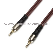 audio and video cable, 3.5 male to 3.5 male rca cable