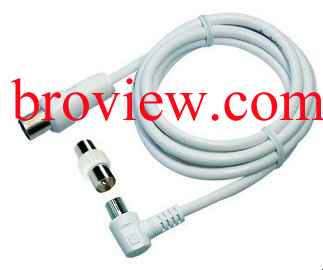 3C2V CABLE,9.5MM PLUG TO 9.5MM JACK RIGHT ANGLED