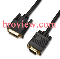 Dvi cable 12+5 FEMALE TO HDB 15P MALE
